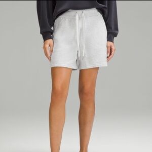 Lululemon Grey Scuba Sweat Shorts size 6